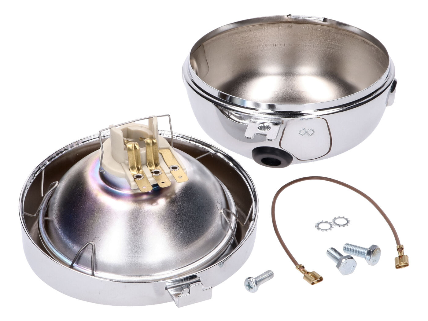 Koplamp Rond Classic maxi/puch Chroom DMP