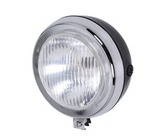 MERKLOOS Koplamp rond maxi/puch zwart