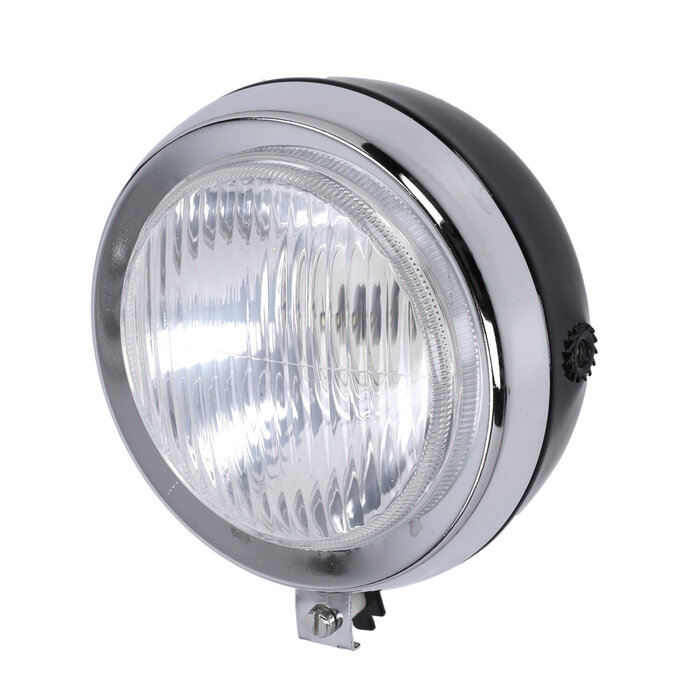 MERKLOOS Koplamp rond maxi/puch zwart