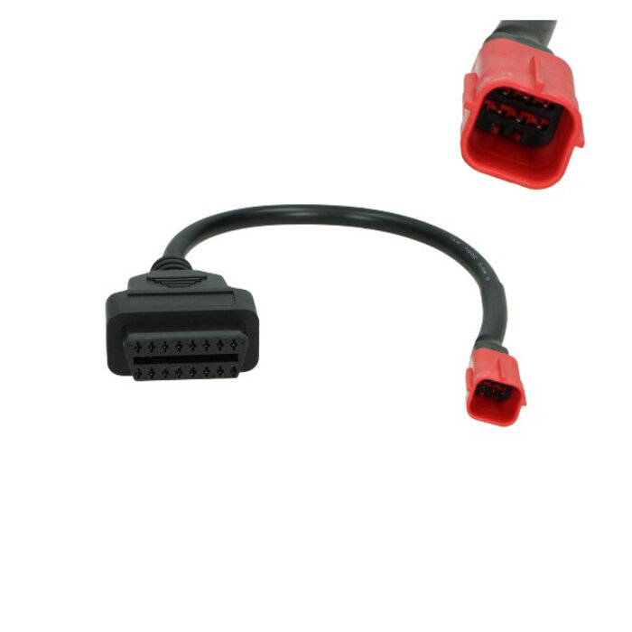 MERKLOOS Diagnosekabel universeel OBD2 stekker euro-5 (6 pins o.a.Piaggio)