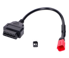 MERKLOOS Diagnosekabel universeel OBD2 stekker euro-5 (6 pins o.a.Piaggio)