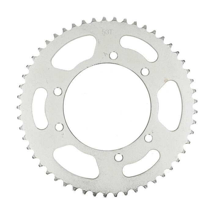 achterkettingwiel DMP 53t derbi, furia, senda, senda sm, senda x-treme, aprilia, rx, sx, peugeot, xp6, rieju mrt, rieju mrt pro