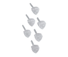 boutset Fast Arrow Pro zijscherm cnc + logo aluminium 6 stuks puch maxi