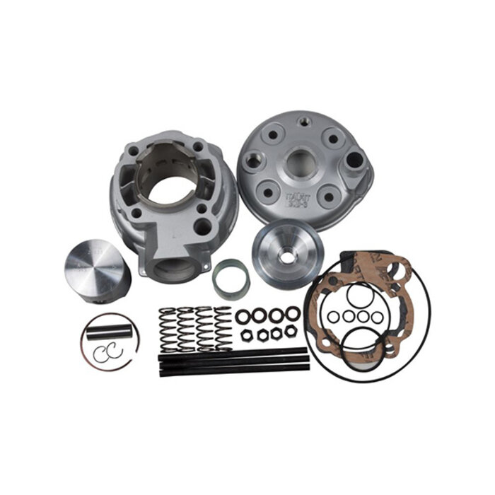 cilinder met kop Italkit aluminium nikasil Gilardoni 80cc 52mm minarelli am6 ck.44.852.gr2