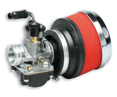 carburateur malossi mhr + luchtfilter team phbg 19mm sco piaggio 2t, aerox, runner, sr alle mod. 1611021.t=op=op