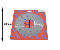 remschijf 4-gaats achter 190mm x8r
