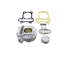 cilinder Power1 + zuiger aluminium snel 125cc 61mm sco gy6