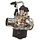 carburateur DMP model Dellorto handchoke 17.5mm chroom minarelli hor+vert
