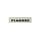 embleem woord [piaggio] tanklogo 115x28 mm vespa zwart ciao 182346