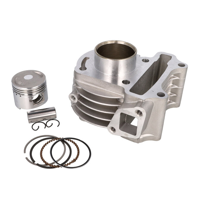 cilinder + zuiger aluminium nikasil pen 13 50cc 39mm sco sym 4t, sco china 4t, sco gy6, sco kymco 4t