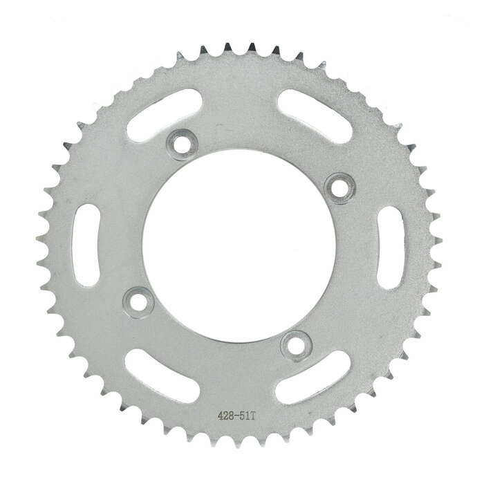 achterkettingwiel 428-1/2x5/16 51t zinkgrijs beta rr50