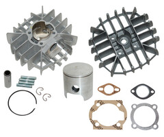 cilinder met kop airsal aluminium nikasil 46mm condor, puch maxi