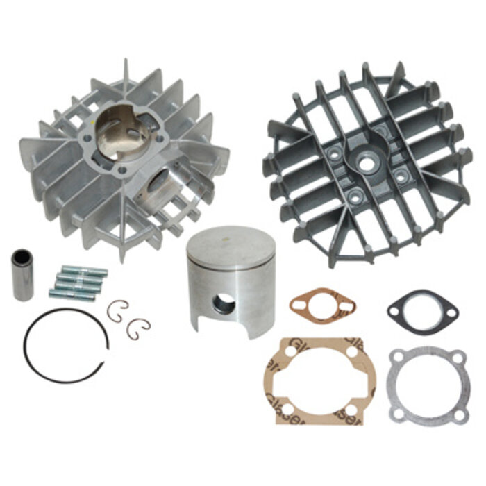cilinder met kop airsal aluminium nikasil 46mm condor, puch maxi