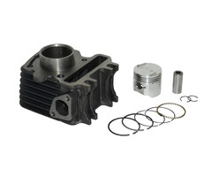 cilinder DMP + zuiger 39mm lx 4t, sco piaggio 4t-2v, zip 4t