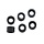 rubber set achterkettingwiel ot 6 stuks zundapp