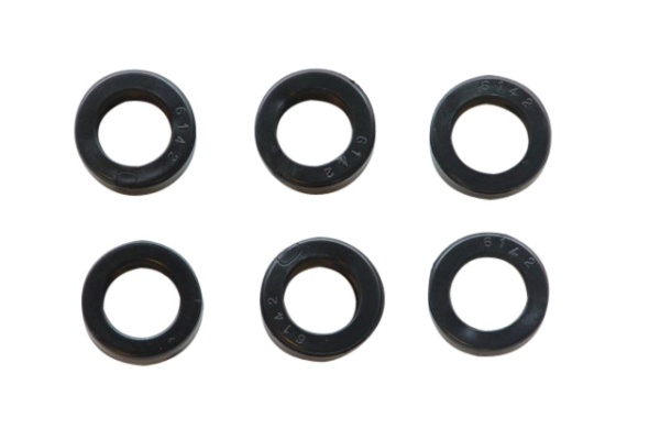 rubber achterkettingwiel groot 150mm naaf 6 stuks zundapp z517-15.112