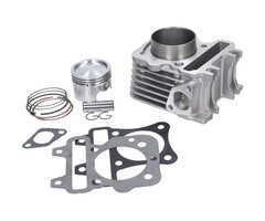 cilinder Power1 + zuiger aluminium euro2/3/4/5 80cc 49mm sco piaggio 4T