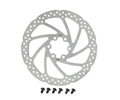 remschijf rvs 6-gaats versie diameter 160mm fatbike