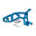 brace / torsen DDL cnc blauw dragster 180, hexagon 125cc, runner 125cc 2t, runner 180cc 2t, skipper 150cc