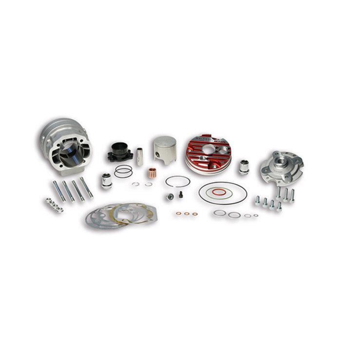 cilinder met kop malossi mhr testa rossa 52mm minarelli hor lc 3115374