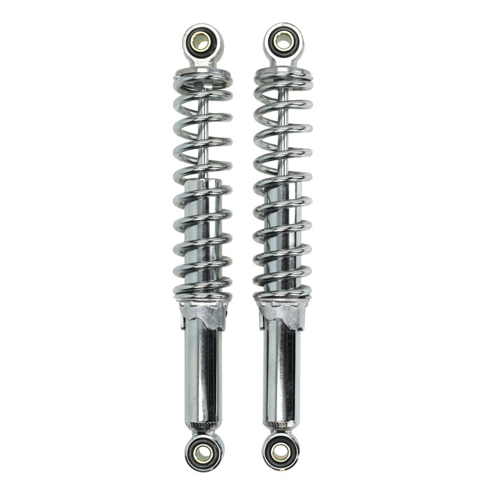 schokbrekerset DMP 340mm chroom camino, citta, puch maxi, tomos