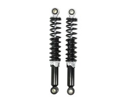 schokbrekerset DMP 320mm zwart camino, citta, puch maxi, tomos
