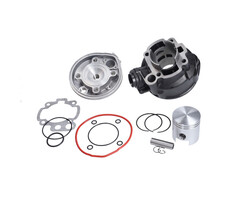 cilinder met kop DMP 70cc 47mm minarelli am6