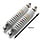schokbrekerset malossi RS24 achter 345mm chroom/wit gts alle mod., gtv, gts super 300cc 4613185