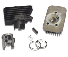 cilinder met kop malossi 65cc 43mm-p10 bromfiets vespa 3118732