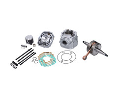 cilinder met kop Italkit + krukas euro-3/4/5 70cc 47.6mm gpr, senda, derbi k.12.770.g