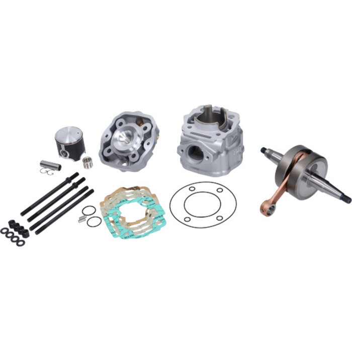 cilinder met kop Italkit + krukas euro-3/4/5 70cc 47.6mm gpr, senda, derbi k.12.770.g