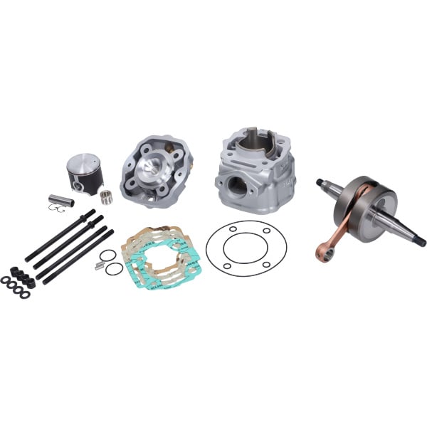 cilinder met kop Italkit + krukas euro-3/4/5 70cc 47.6mm gpr, senda, derbi k.12.770.g