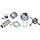 cilinder met kop Italkit + krukas pen 14 euro-3/4/5 96cc 52mm senda, derbi k.12.245.24.14