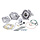 cilinder met kop malossi mhr team 50cc 40mm-p12 minarelli hor lc, yamaha 3111511