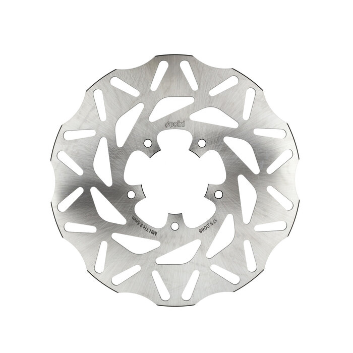 remschijf polini wave 5-gaats 220mm gilera runner, skipper, sportcity one, sportcity one 125cc, sr50 175.0086
