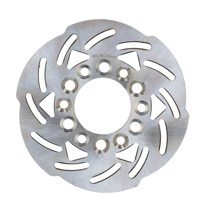 remschijf DMP wave universeel voor 180mm rvs agm VX50, BTC Riva, turbho RL-50, dink, elystar, speedfight, top boy