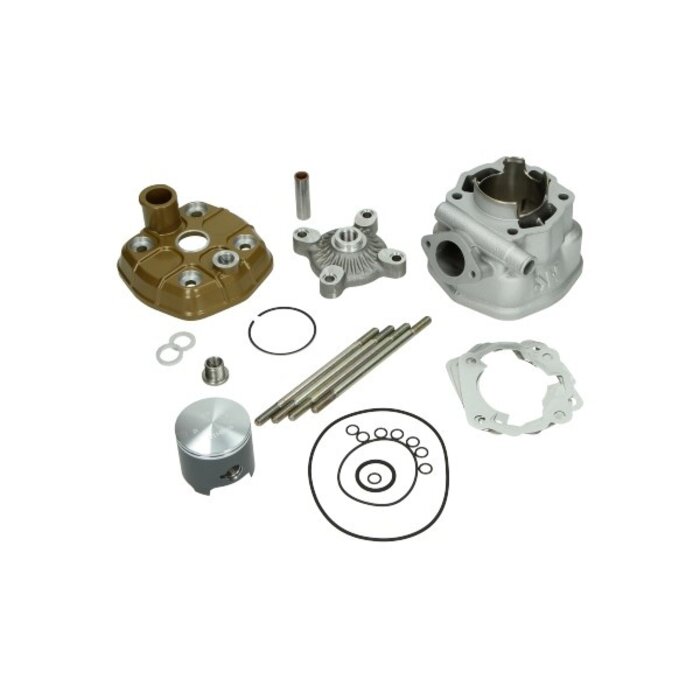 cilinder met kop metrakit 90cc Pro Race-4 tot 2006 50mm derbi, gilera RCR, gpr2004, senda, zulu p805d1656