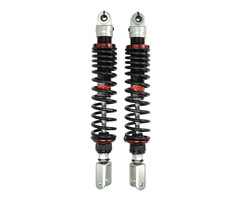 schokbrekerset yss achter hydraulisch g-sport 380mm zwart/alu sym gts300, Sym joymax 300