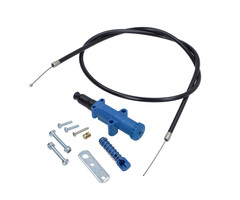 choke handmatig polini + kabel blauw scooter 316.0023