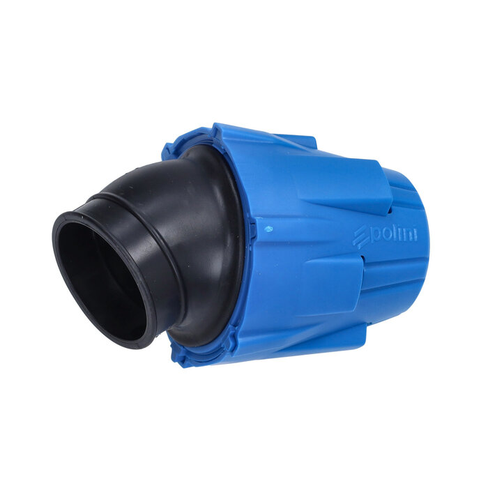 powerfilter polini schuin universeel 30 graden 42mm blauw 203.0181
