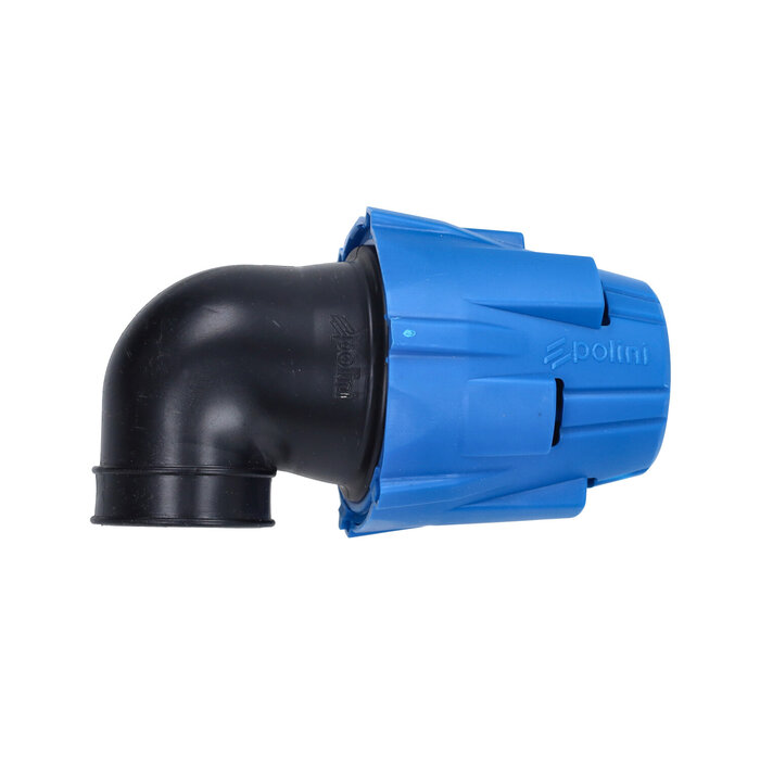 powerfilter polini haaks universeel 90 graden 32mm blauw 203.0182