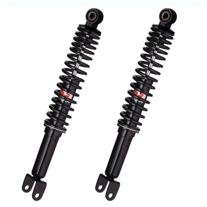 schokbrekerset yss hydraulisch maxi scooter Sym 360mm zwart gts250, joymax 250ie