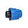 powerfilter polini recht universeel 32mm blauw 203.0176