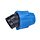 powerfilter polini schuin universeel 30 graden 46mm blauw 203.0184