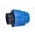 powerfilter polini recht universeel 46mm blauw 203.0178