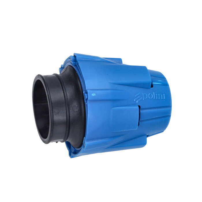 powerfilter polini recht universeel 46mm blauw 203.0178