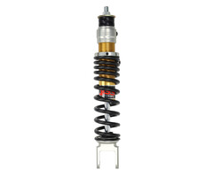 schokbreker yss gasgevuld E-serie 50 285mm zwart/goud runner, runner 125cc 2t, runner 180cc 2t