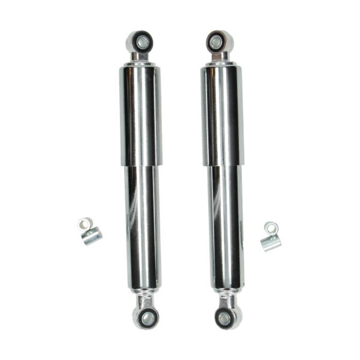 schokbrekerset DMP custom 300mm chroom camino, citta, tomos, puch maxi