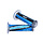handvatset polini evolution universeel zwart/blauw 341.0036