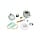 cilinder met kop Italkit compleet derbi 47.6mm gpr, senda ck.12.747.g1